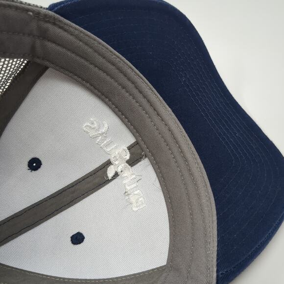 Syngenta CN/TI Americas North Snapback Trucker Hat Blue One Size Quake City Caps - Picture 8 of 9